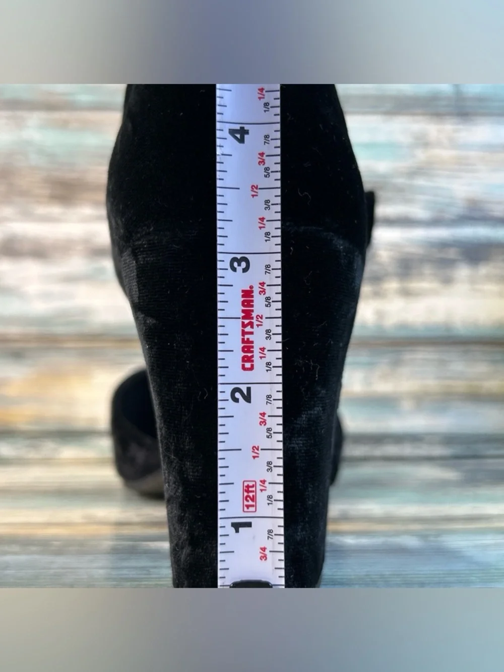 Eileen Fisher Malta Mary Jane Pumps Womens Sz 8 Black Velvet Block Heel Evening
